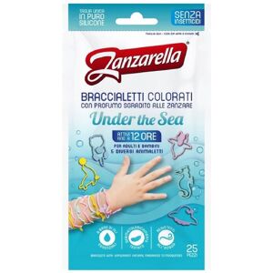 Zanzarella Under The Sea Braccialetti Colorati Antizanzare 25 Pezzi