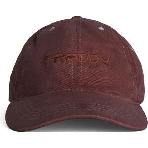 Freddy Cappellino da baseball in tessuto navetta tinto capo Bitter Chocolate Direct Dyed Donna Unica