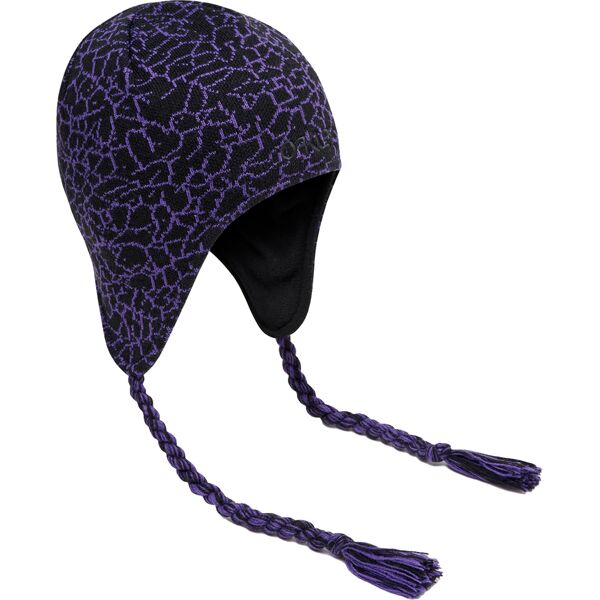 oakley tc flaps beanie deep violet black crackle one size