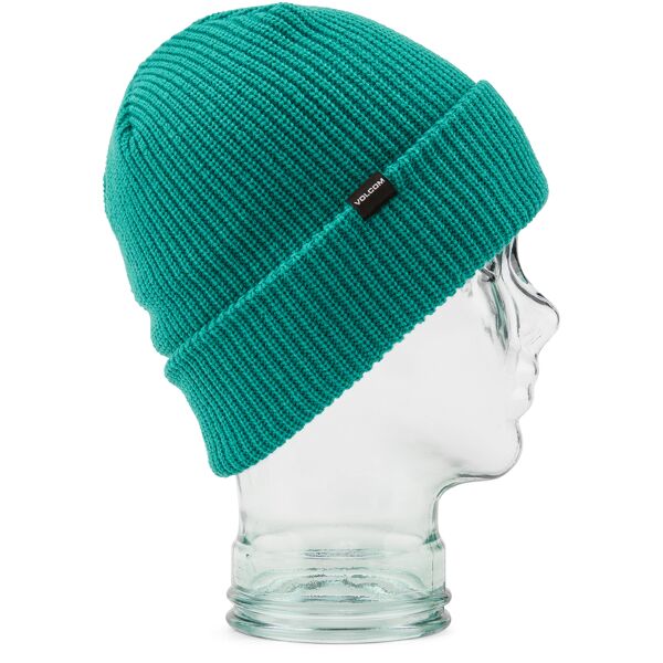 volcom youth lined beanie vibrant green one size