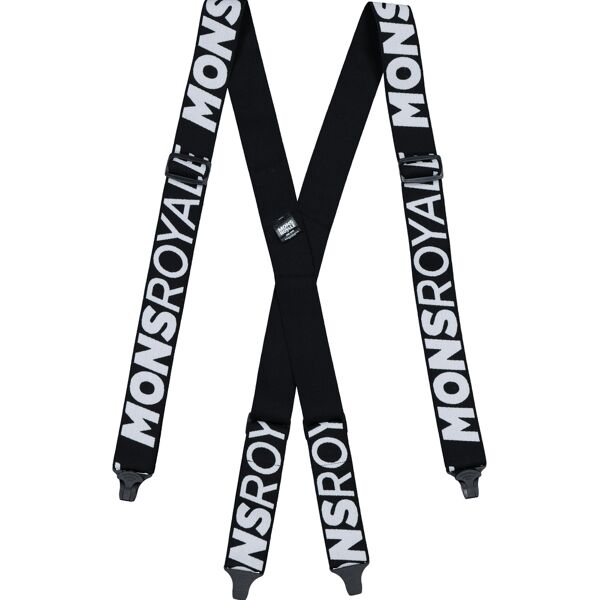 mons royale afterbang suspenders black white one size