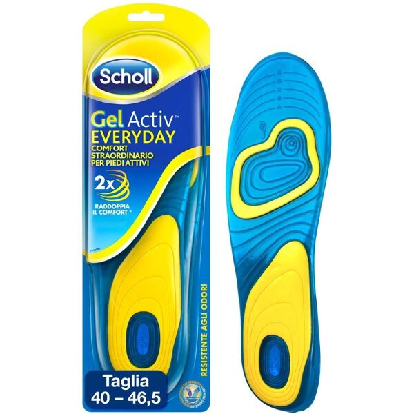 scholl gelactiv everyday soletta uomo in gel