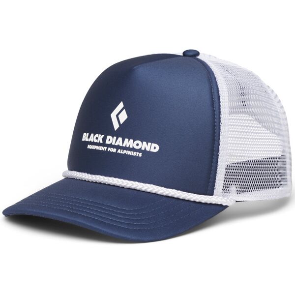 black diamond flat bill trucker - cappellino blue/white 0