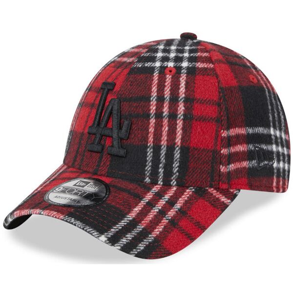 new era cap check 9forty® la dodgers - cappellino red/black