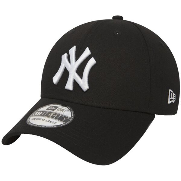 new era cap flexfitted classic ny yankees 39thirty - cappellino black/white s/m