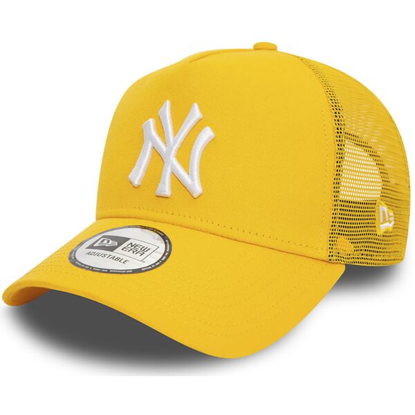 new era cap trucker new york yankees - cappellino yellow