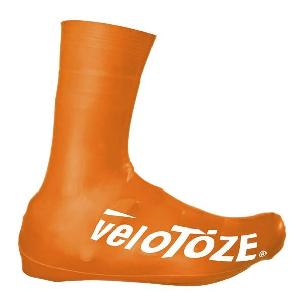 velotoze tall shoe cover - copriscarpe da bici orange s