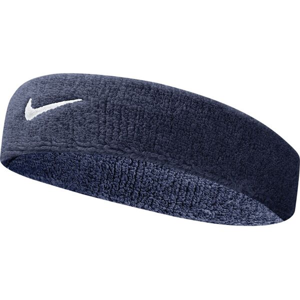 nike fascia per capelli swoosh blu navy unisex ac2285-416 one