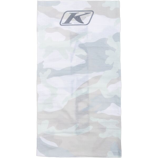 klim nek sok ghosted camo copricapo multifunzione bianco unica taglia