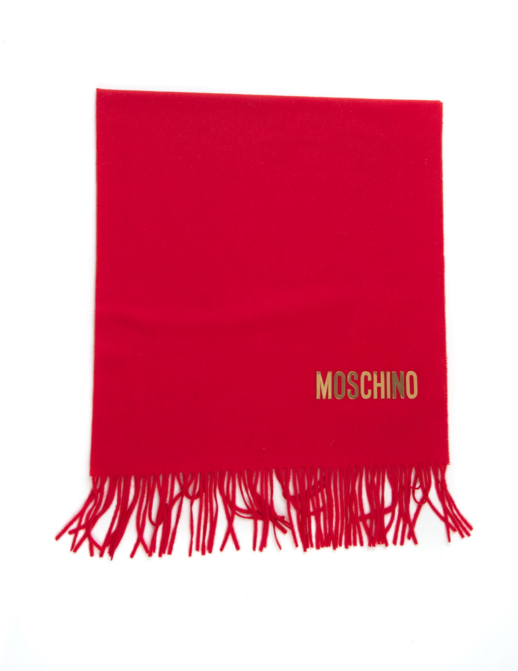 Moschino Sciarpa classica Rosso Donna UNI