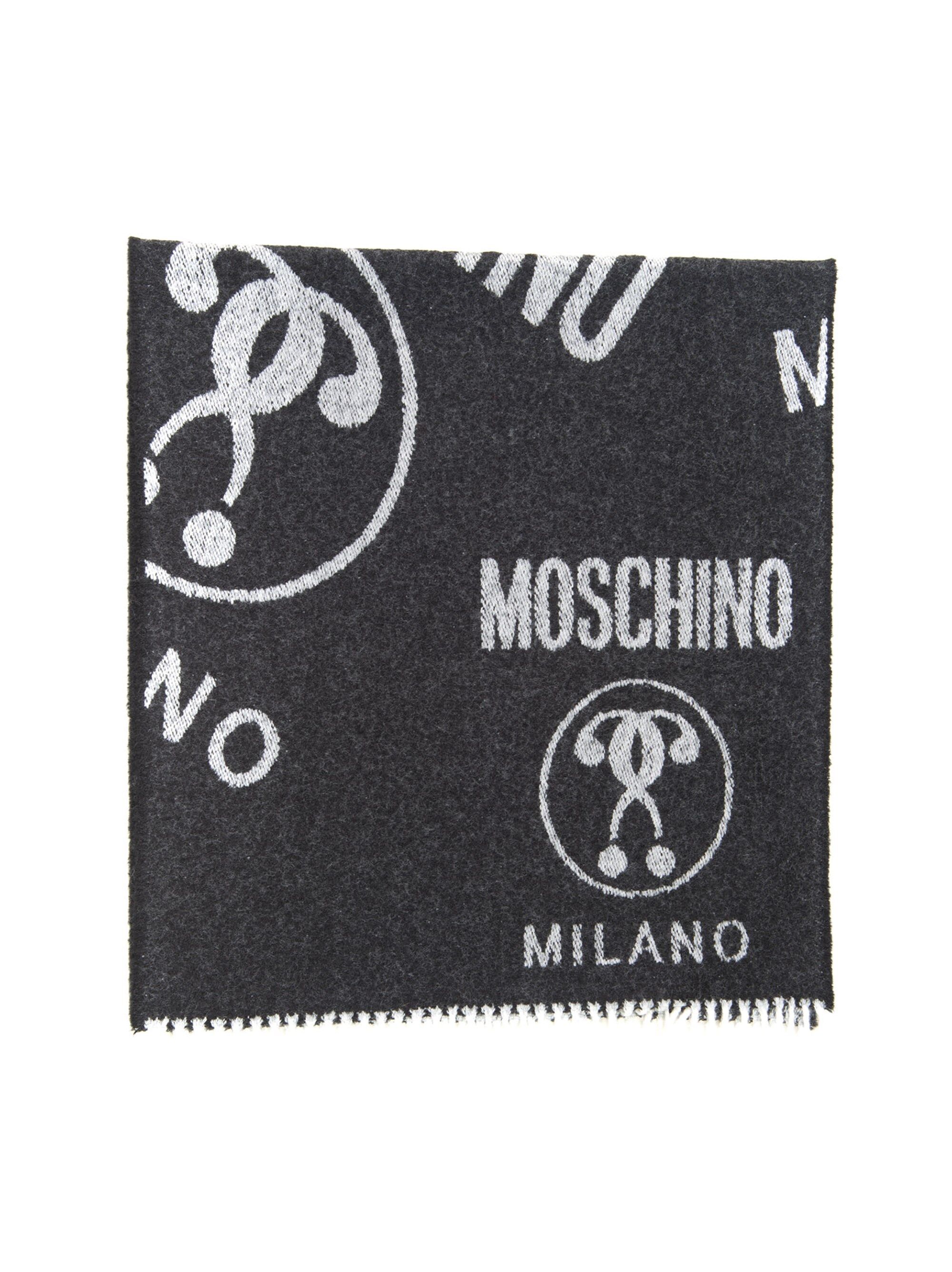 Moschino Sciarpa fantasia Nero Uomo UNI