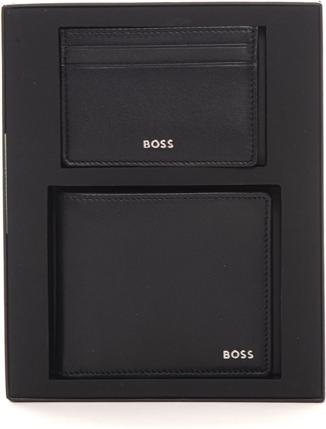 Boss Set portafoglio e portacarte GBBM-8CC-CARDHOLD Nero Uomo UNI