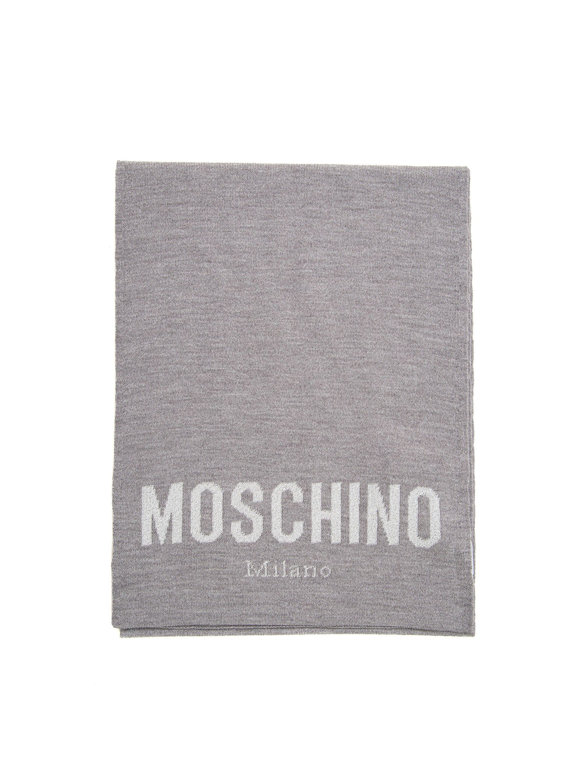 Moschino Sciarpa Grigio Donna UNI