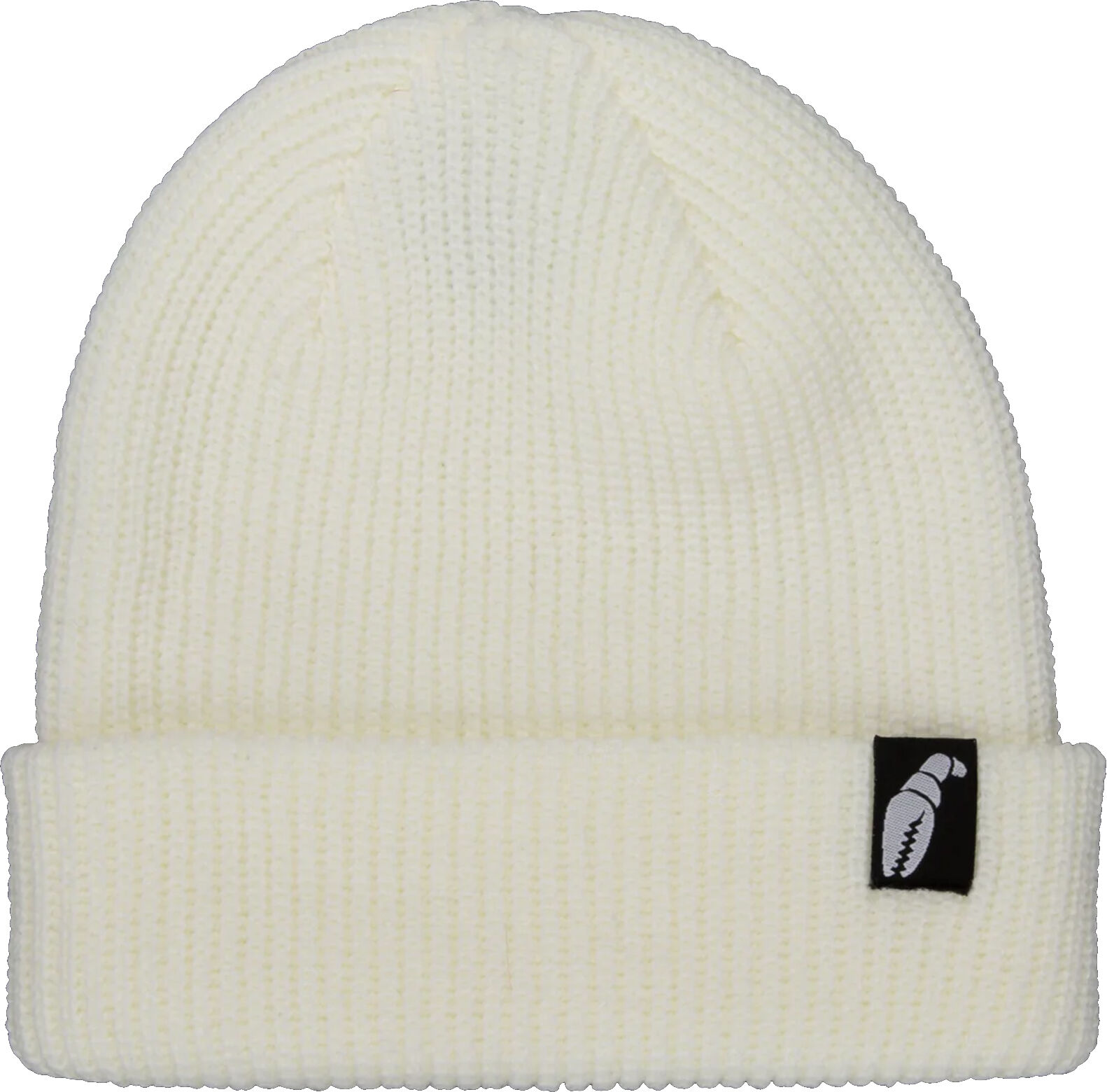 CRAB GRAB CLAW LABEL BEANIE WHITE One Size