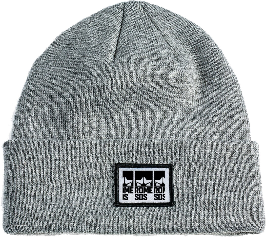 ROME LOGO BEANIE GRAY One Size