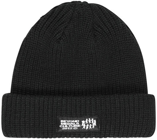 BEYOND MEDALS CULTURE BEANIE BLACK One Size