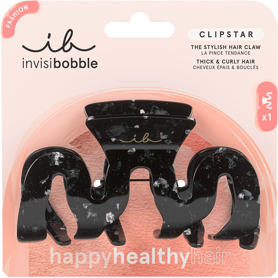 invisibobble CLIPSTAR Clawdia Schwarz 1 Stück Nero