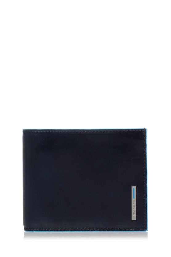 Piquadro BLUE SQUARE Portafoglio con Portamonete Blu taglia Unica