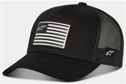 Cappellino Moto Alpinestars FLAG SNAPBACK HAT Nero Nero taglia unica