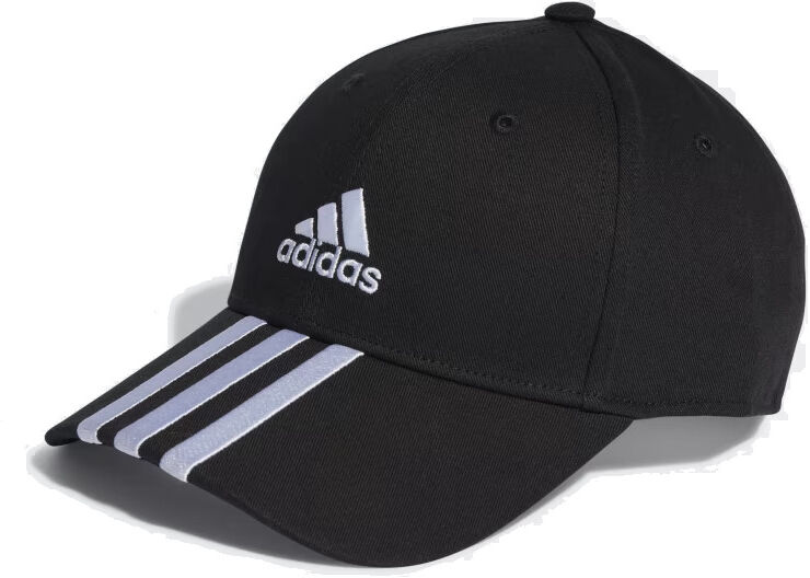 adidas Cappello Berretto Nero Baseball 3 stripes Cotone