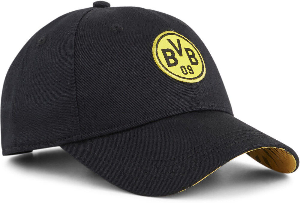 Puma Borussia Dortmund 09 Cappello Berretto Nero Baseball Fan Cotone 2024