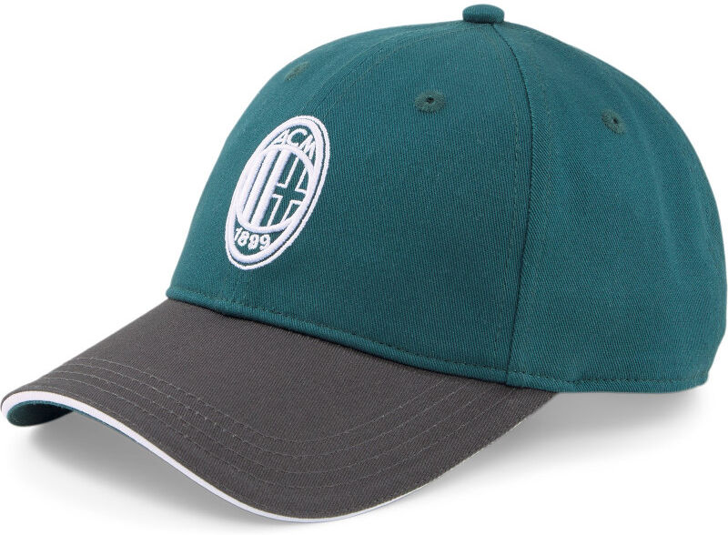 Puma Ac Milan Cappello Berretto Unisex Verde Cotone ARCHIVE BaseBall