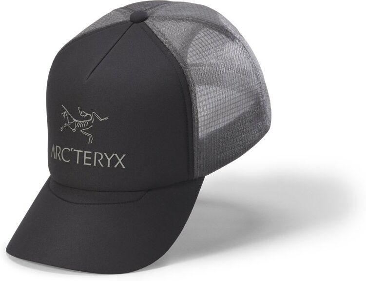 Arc Teryx Bird Word Trucker Curved - cappellino Black/Grey