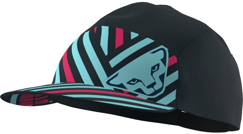 Dynafit Trail Graphic Visor - cappellino Dark Blue/Light Blue/Pink 58