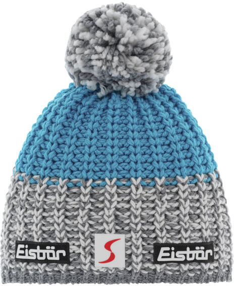 Eisbär Refocus Pompon SP - berretto Grey/Azure