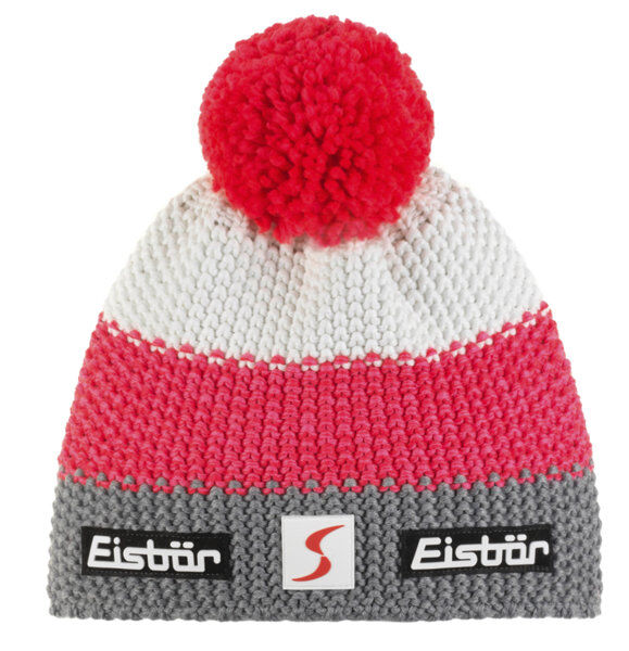 Eisbär Star Pompon SP - berretto Red/White