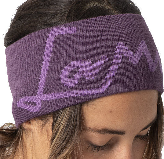 LaMunt Martha Logo Knit - fascia paraorecchie Violet 58