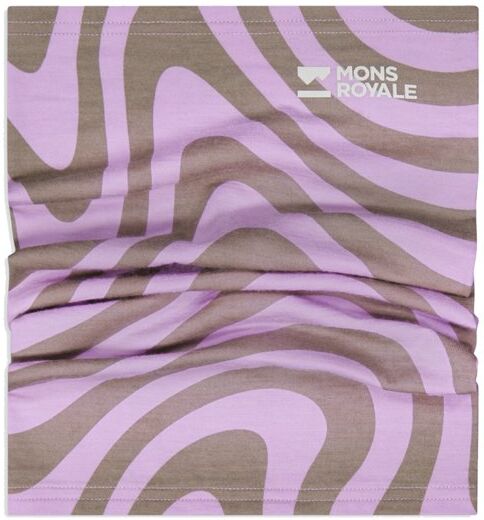 Mons Royale Daily Dose Merino Flex - scaldacollo Pink/Brown