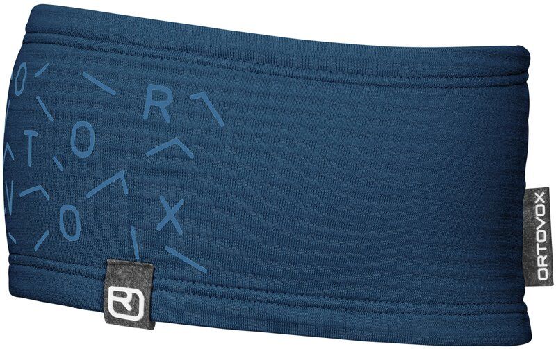 Ortovox Fleece Light Grid - fascia paraorecchie Blue