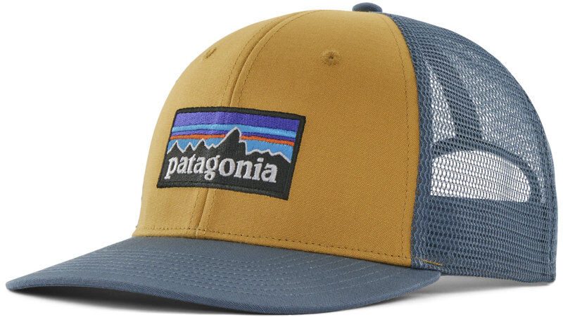 Patagonia P-6 Logo Trucker - cappellino Yellow/Blue