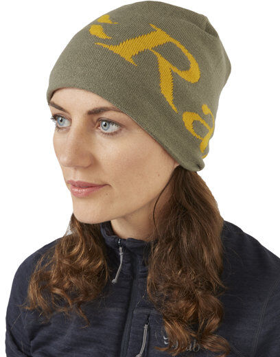 Rab Logo- berretto Green/Yellow