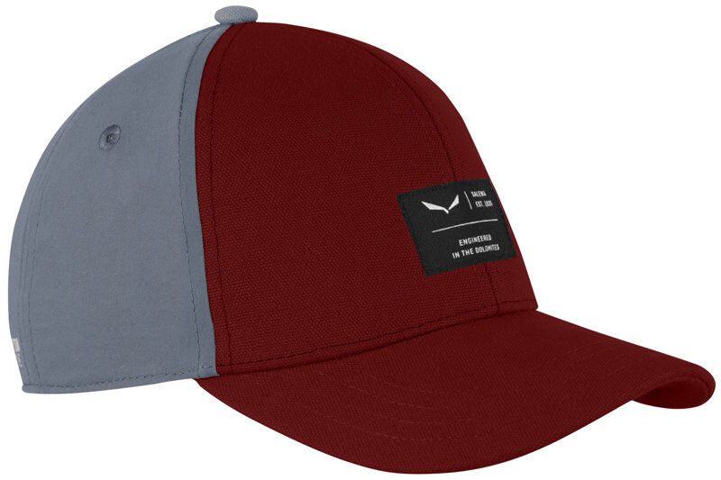 Salewa Logo K - cappellino Dark Red/Grey 55