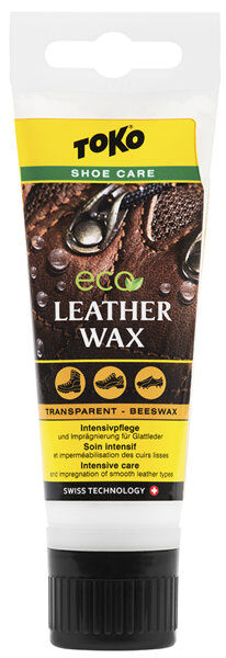 Toko Eco Leather Wax Beeswax 75 ml - cera per scarpe Yellow/White