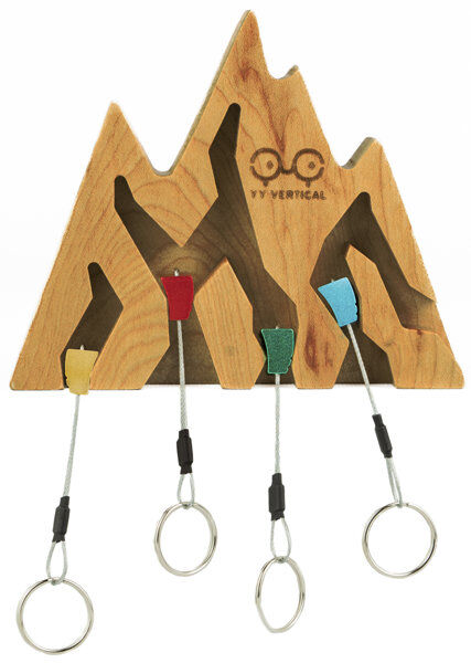 yy vertical Mountain Key Holder - portachiavi da parete Brown