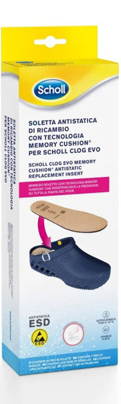 Scholl Clog Evo Soletta A-Static39/40