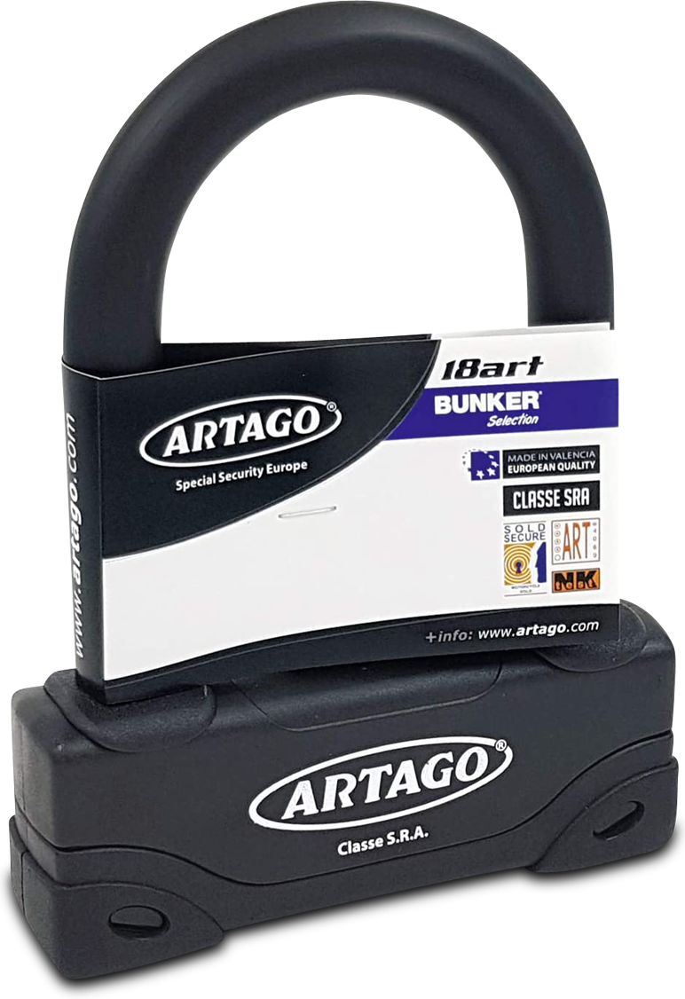 Artago Lucchetto  U-lock 18ART + Catena ø18mm Classe SRA/ART/SOLD SECURE