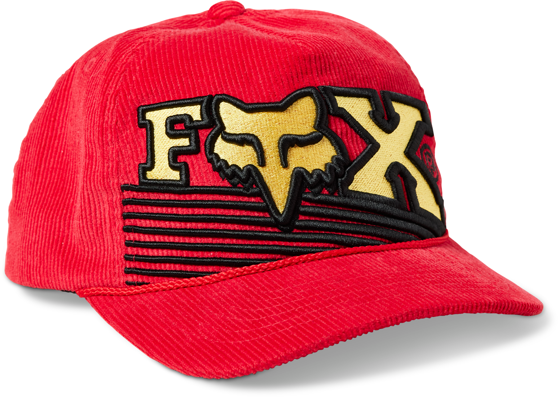 FOX Cappellino  Racing Burm Snapback Rosso Fiamma