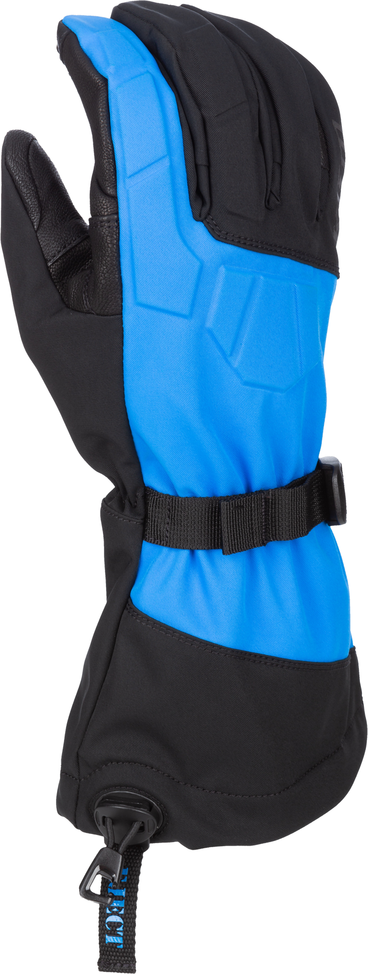 KLIM Guanti Snow  Togwotee Nero-Lemonade Blu Elettrico