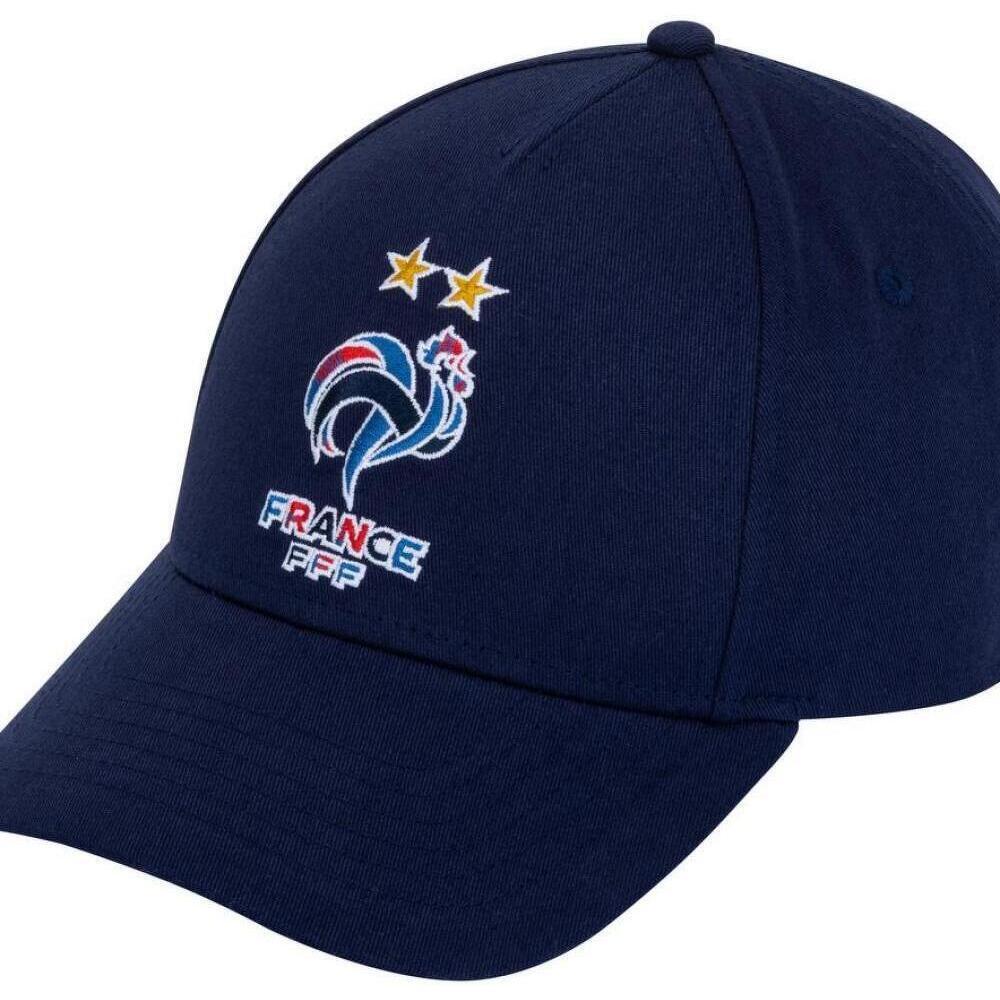 Fff Cappellino De L'Equipe De France Fan Logo - Adulto - Tu - Blu