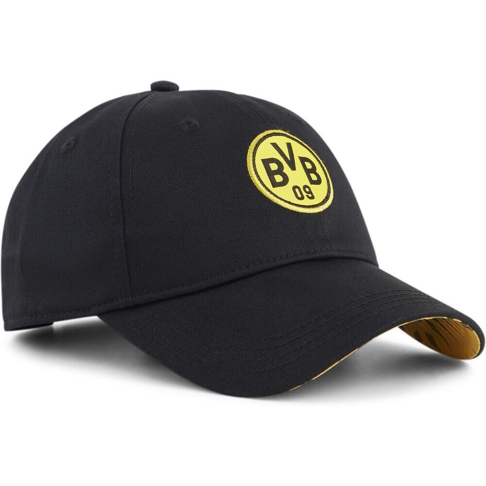 Puma Cappellino Con Visiera Piatta Borussia Dortmund - Adulto - Tu - Nero