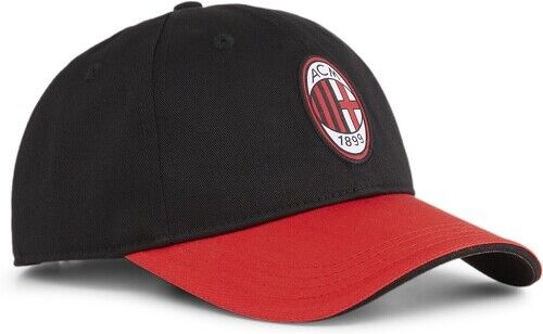 Puma Cappellino Con Visiera Ricurva Ac Milan - Adulto - Osfa - Nero