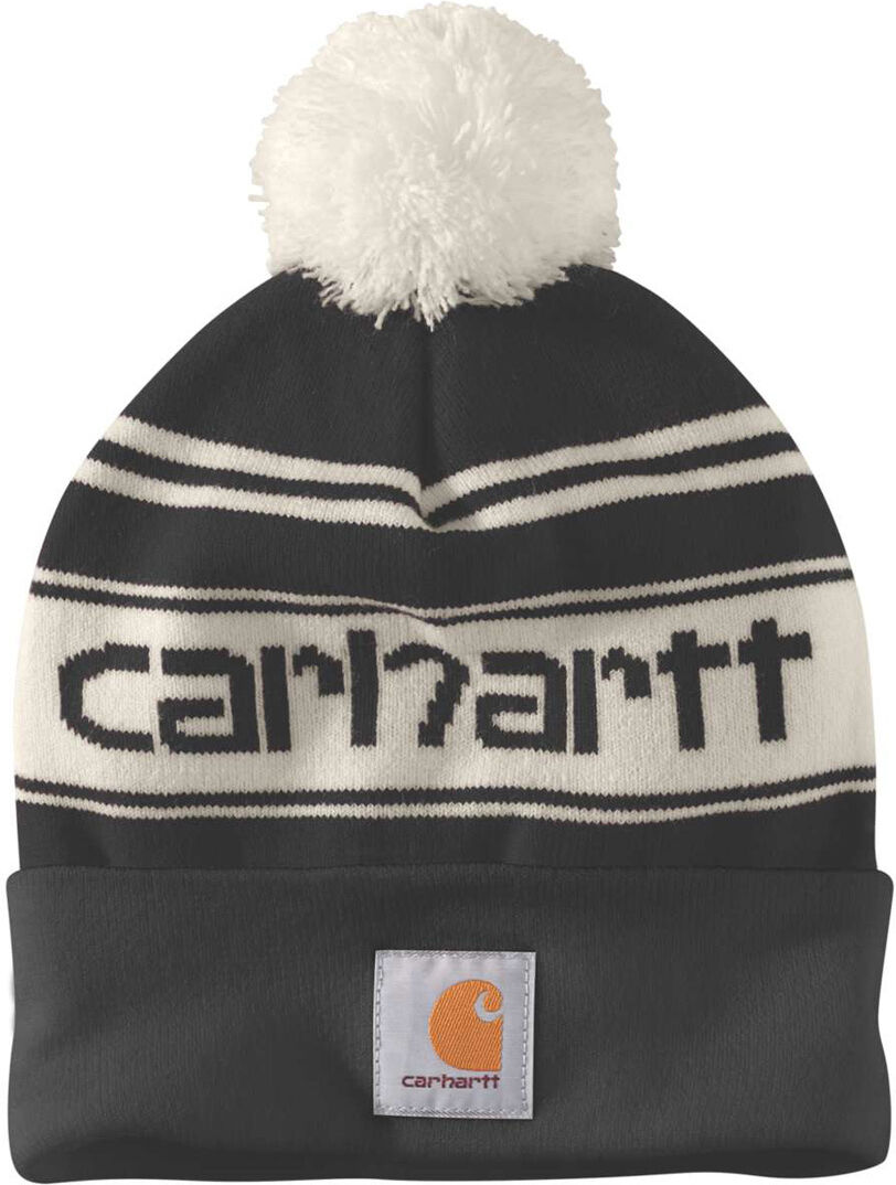 Carhartt Knit Cuffed Logo Beanie Nero unica taglia