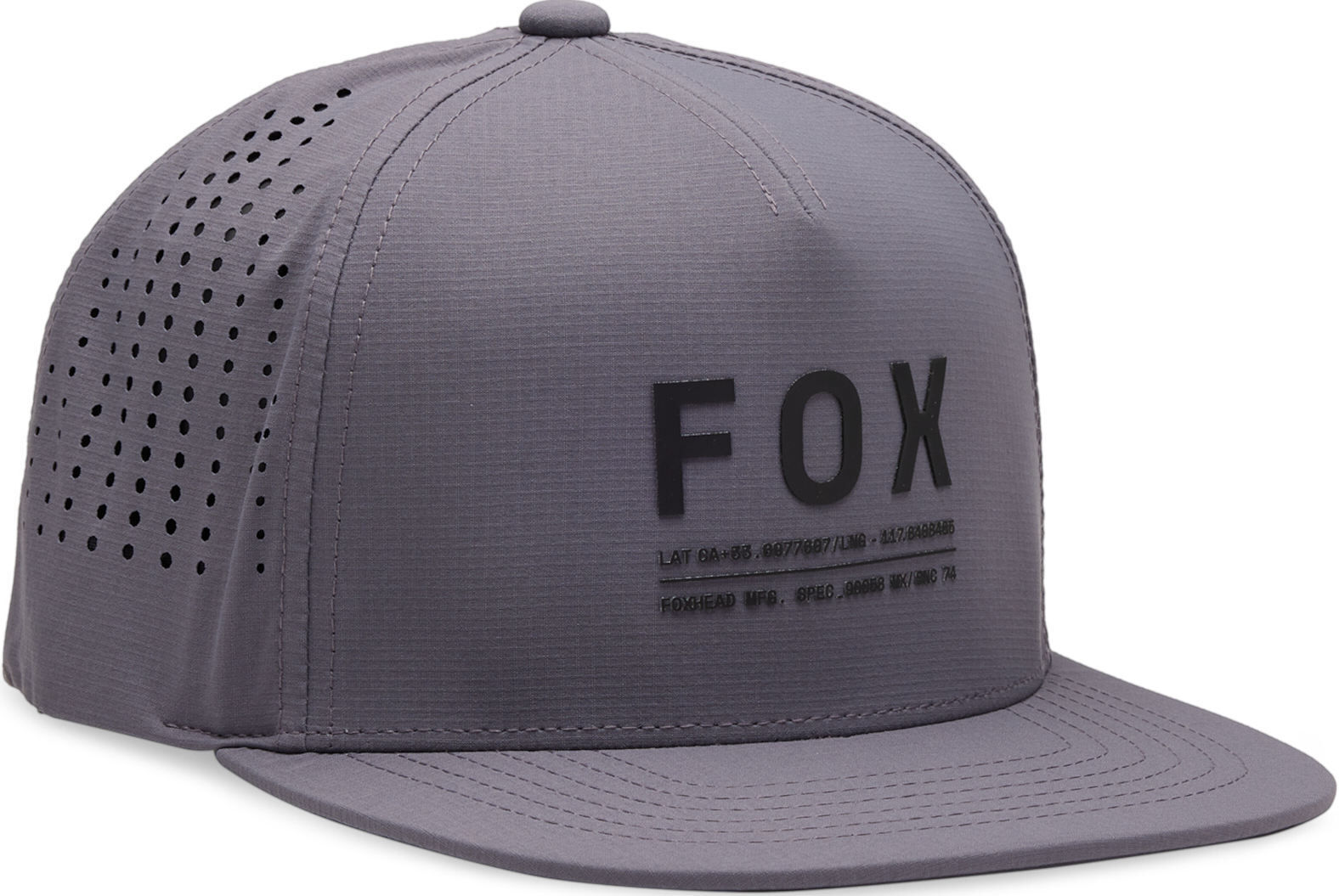 Fox Non Stop Tech Tappo Snapback Grigio unica taglia