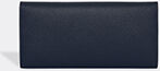 Smythson 'panama' Slim Coal Wallet, Navy