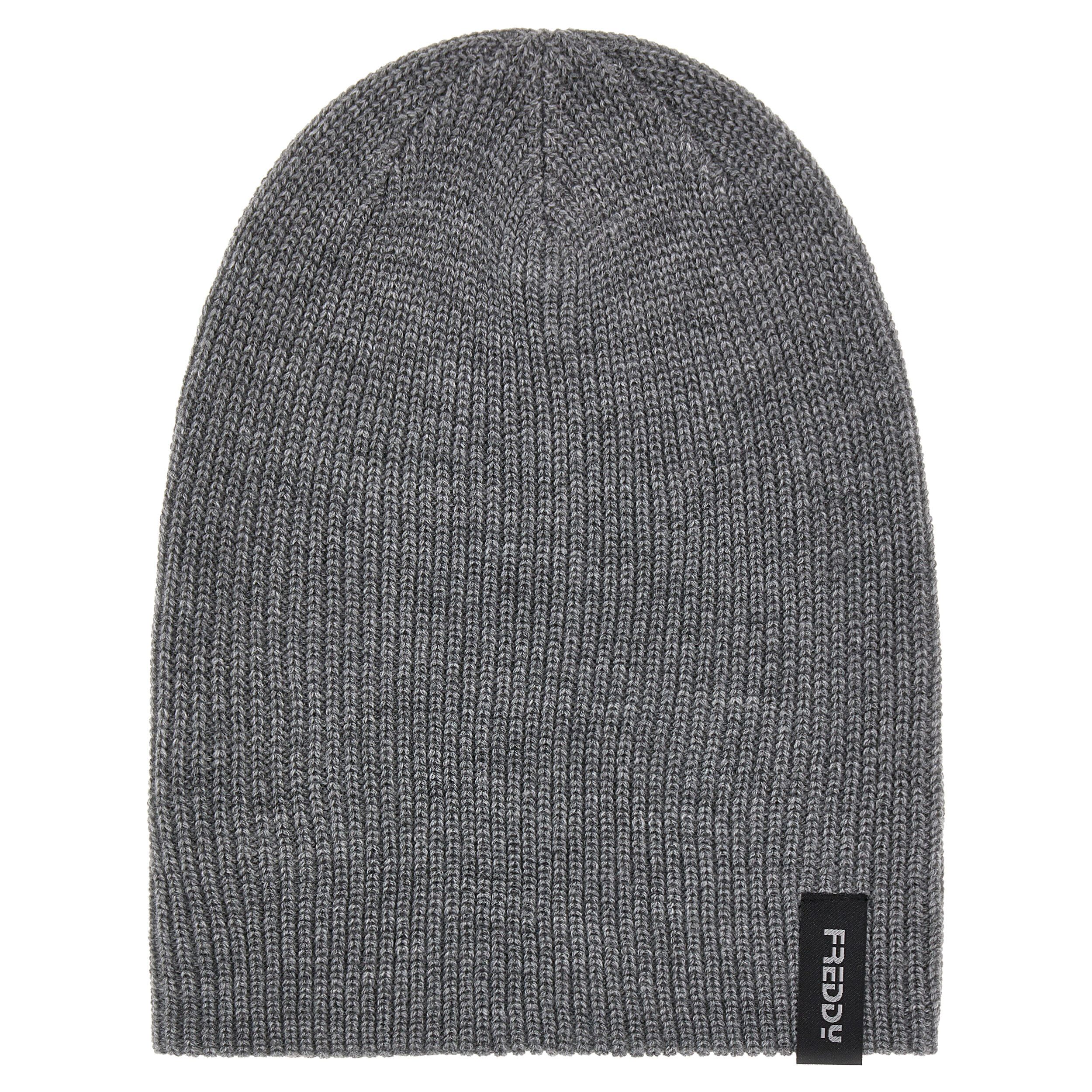 Freddy Berretto beanie in maglia di poliestere Gray-Silver Donna Unica