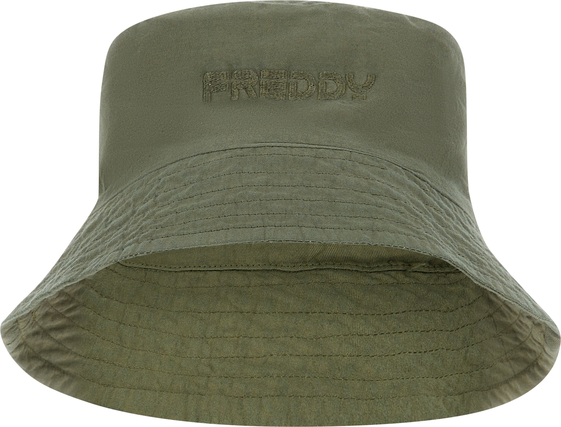 Freddy Cappello bucket hat con logo  ricamato in tono Verde Pigmentato Donna Unica